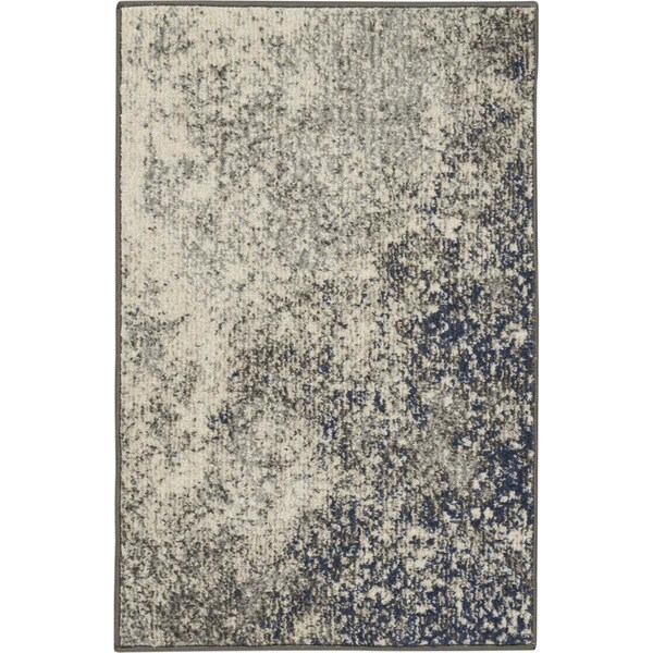 Palacedesigns 2 x 3 ft. Charcoal & Ivory Abstract Scatter Area Rug PA3651690 - main